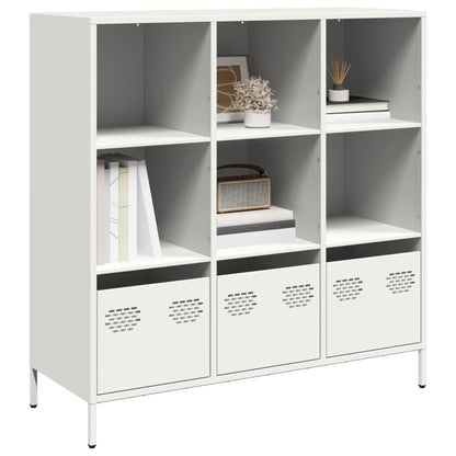 Credenza Bianca 101,5x39x103,5 cm in Acciaio