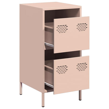 Credenza Rosa 35x39x73,5 cm in Acciaio Laminato a Freddo