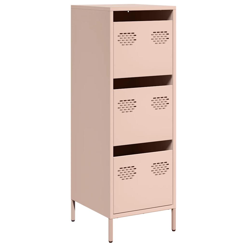 Credenza Rosa 39x35x103,5 cm in Acciaio