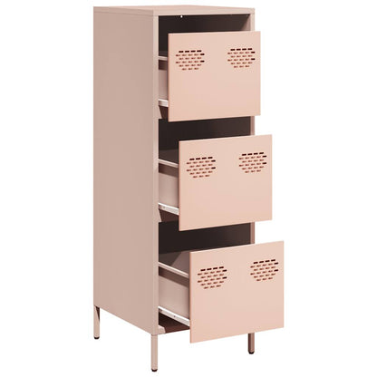 Credenza Rosa 39x35x103,5 cm in Acciaio