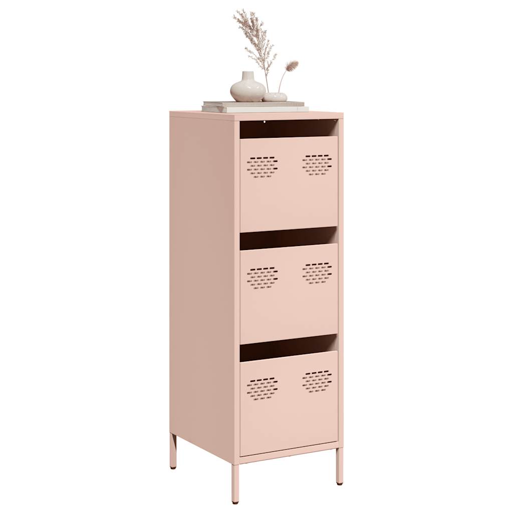 Credenza Rosa 39x35x103,5 cm in Acciaio