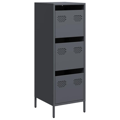 Credenza Antracite 39x35x103,5 cm Acciaio