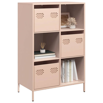 Credenza Rosa 68x39x103,5 cm in Acciaio