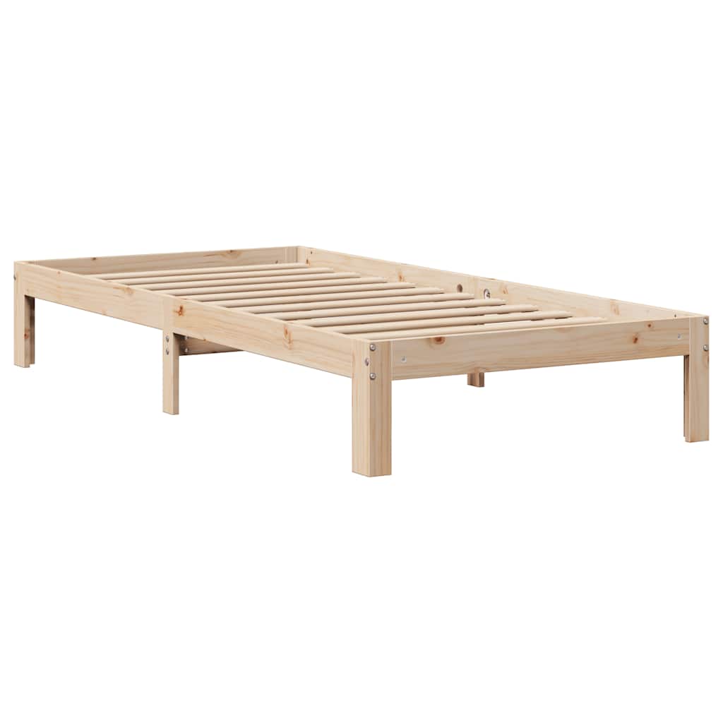 Giroletto con Cassetti 75x190 cm in Legno Massello di Pino