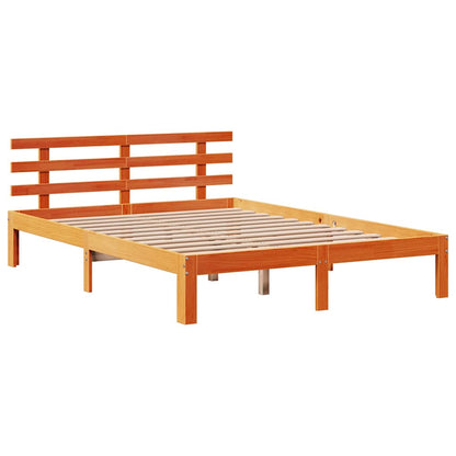 Giroletto Cassetti Marrone Cera 120x190 cm Legno Massello Pino