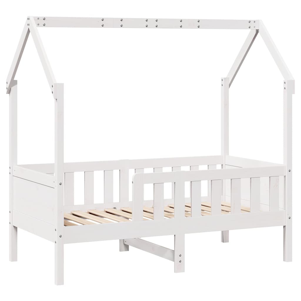 Giroletto per Bambini con Cassetti 80x170cm Legno Massello Pino