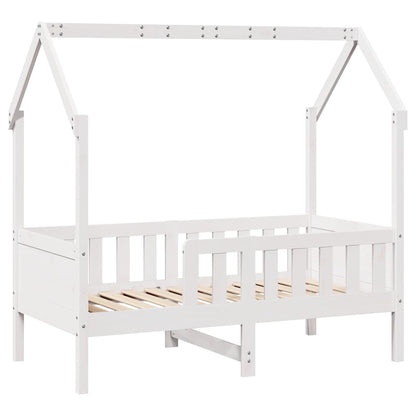 Giroletto per Bambini con Cassetti 80x170cm Legno Massello Pino
