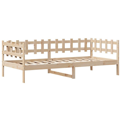 Dormeuse con Cassetti 80x200 cm in Legno Massello di Pino