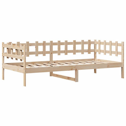 Dormeuse con Cassetti 90x190 cm in Legno Massello Pino