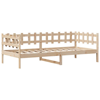 Dormeuse con Cassetti 90x200 cm Legno Massello Pino