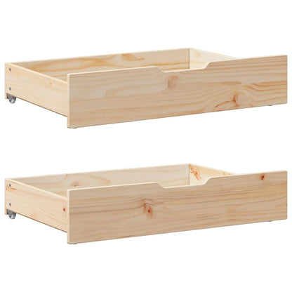 Dormeuse con Cassetti 90x200 cm Legno Massello Pino