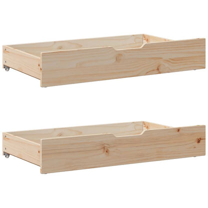 Divano Letto Estraibile con Cassetti senza Materasso 80x200 cm