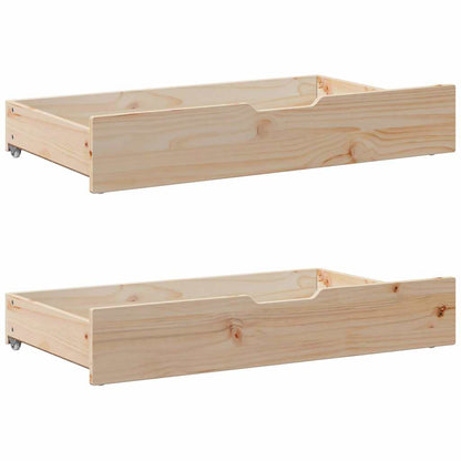 Dormeuse con Cassetti 90x200 cm Legno Massello Pino