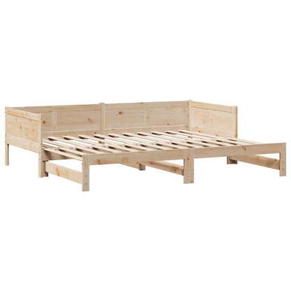 Divano Letto Estraibile con Cassetti senza Materasso 80x200 cm