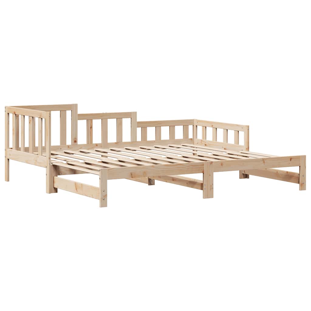 Divano Letto Estraibile con Cassetti senza Materasso 90x200 cm