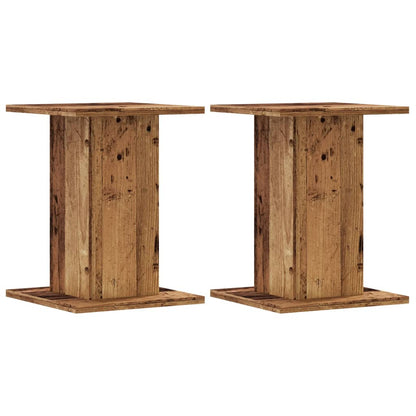 Supporti Altoparlanti 2 pz Legno 30x30x40 cm Legno Multistrato