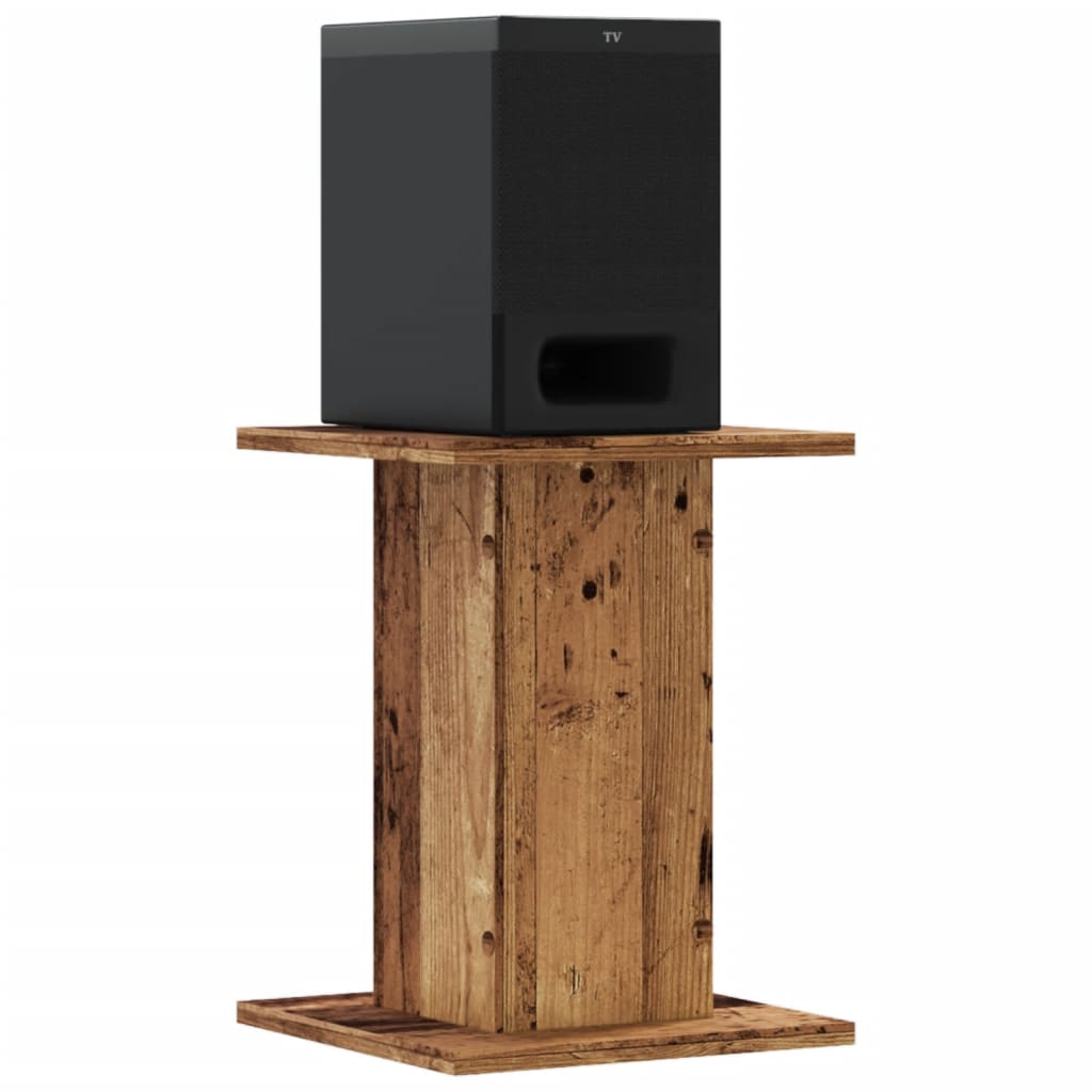 Supporti Altoparlanti 2 pz Legno 30x30x40 cm Legno Multistrato