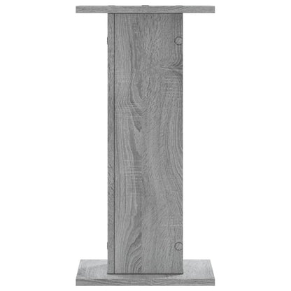 Supporti Altoparlanti 2 pz Grigio 30x30x40 cm in Multistrato