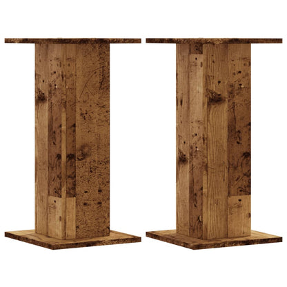 Supporti Altoparlanti 2 pz Legno 30x30x60 cm Legno Multistrato