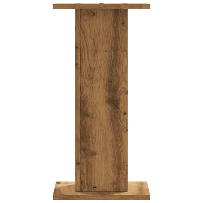 Supporti Altoparlanti 2 pz Rovere 30x30x60 cm in Multistrato