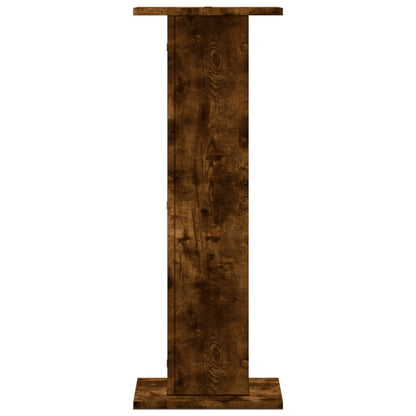Supporti Altoparlanti 2 pz Rovere 30x30x80 cm Legno Multistrato