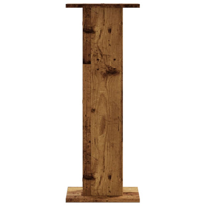 Supporti Altoparlanti 2 pz Legno 30x30x80 cm Legno Multistrato