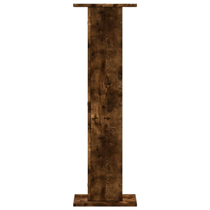 Supporti Altoparlanti 2 pz Rovere 30x30x95 cm Legno Multistrato