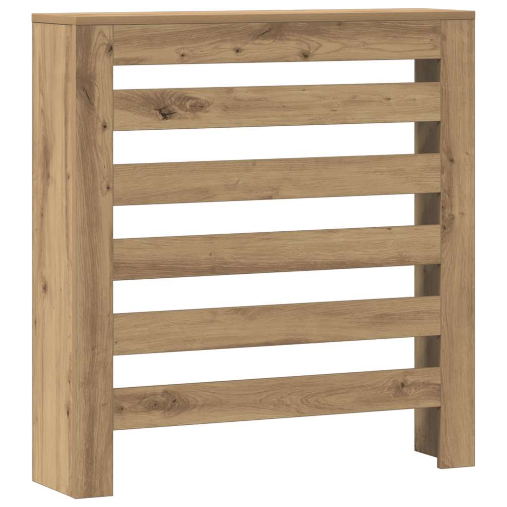 Copertura Termosifone Rovere Artigianale 78x20x82cm in Legno