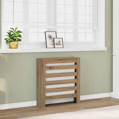 Copertura Termosifone Rovere Artigianale 78x20x82cm in Legno