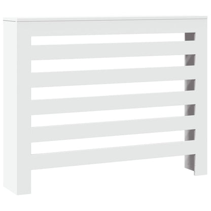 Copertura Termosifone Bianca 104x20x82 cm in Legno Multistrato