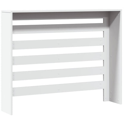 Copertura Termosifone Bianca 104x20x82 cm in Legno Multistrato