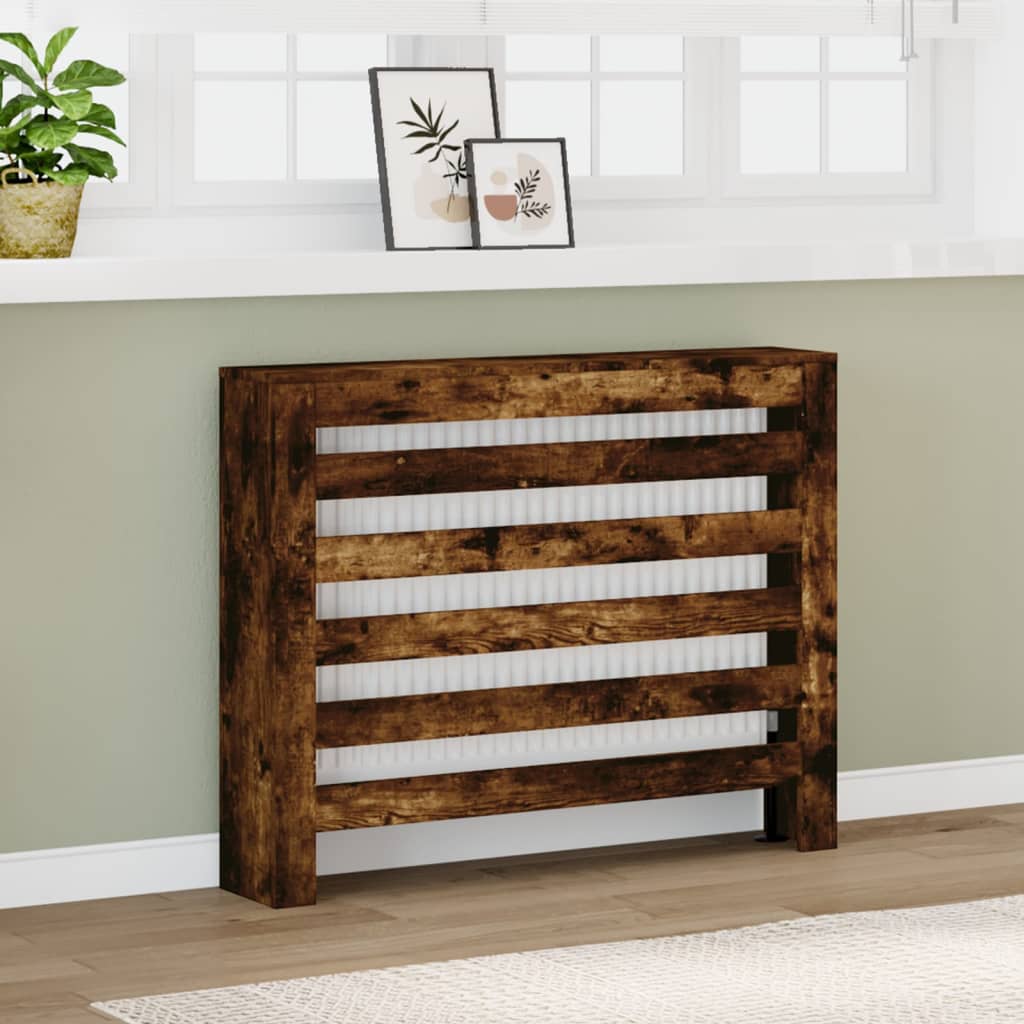 Copertura Termosifone Rovere Fumo 104x20x82cm Legno Multistrato