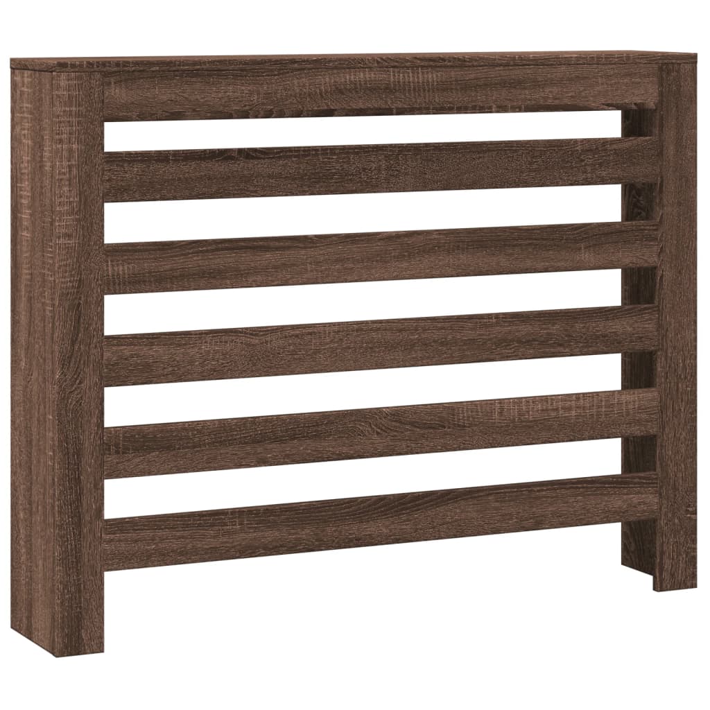 Copertura Termosifone Rovere Marrone 104x20x82cm in Multistrato