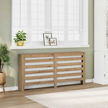 Copertura Termosifone Rovere Artigianale 149x20x82cm in Legno