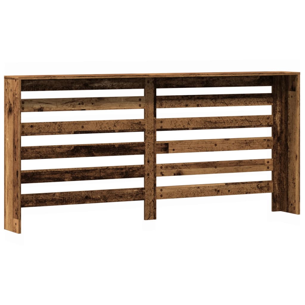 Copertura Termosifone Legno Antico 175x20x82 cm in Multistrato