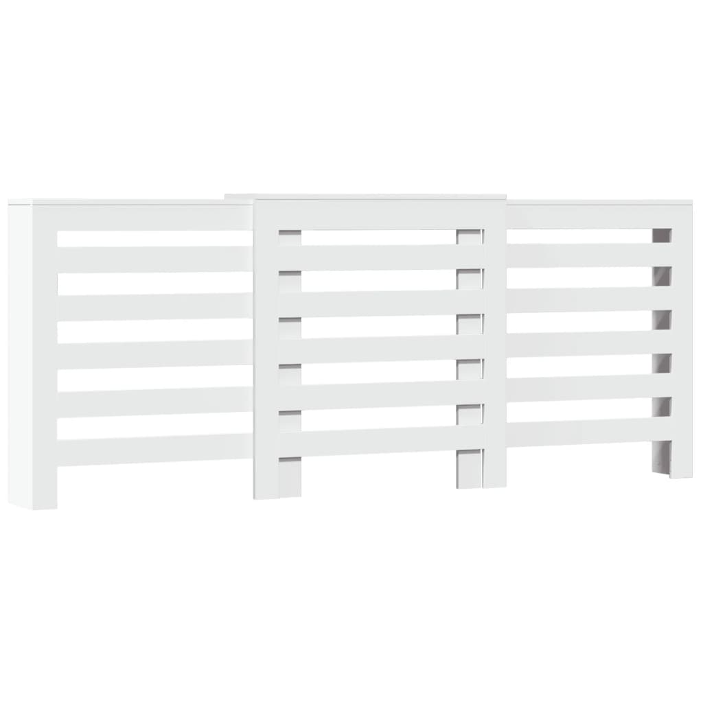 Copertura Termosifone Bianca 205x21,5x83,5 cm Legno Multistrato