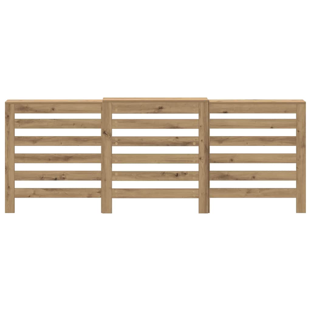 Copertura Termosifone Rovere Artigianale 205x21,5x83,5 cm Legno