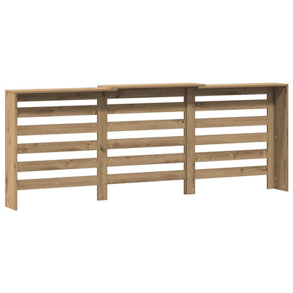 Copertura Termosifone Rovere Artigianale 205x21,5x83,5 cm Legno