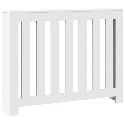 Copertura Termosifone Bianca 104x20x82 cm in Legno Multistrato