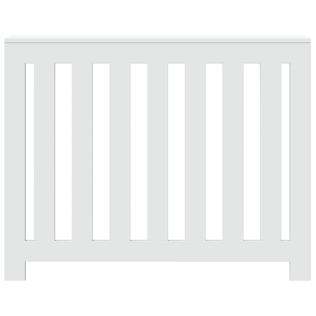Copertura Termosifone Bianca 104x20x82 cm in Legno Multistrato