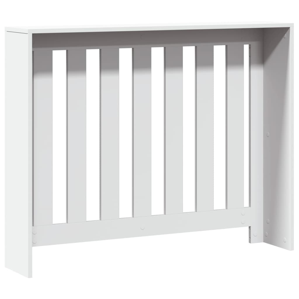 Copertura Termosifone Bianca 104x20x82 cm in Legno Multistrato