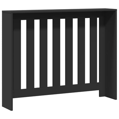 Copertura Termosifone Nera 104x20x82 cm Legno Multistrato