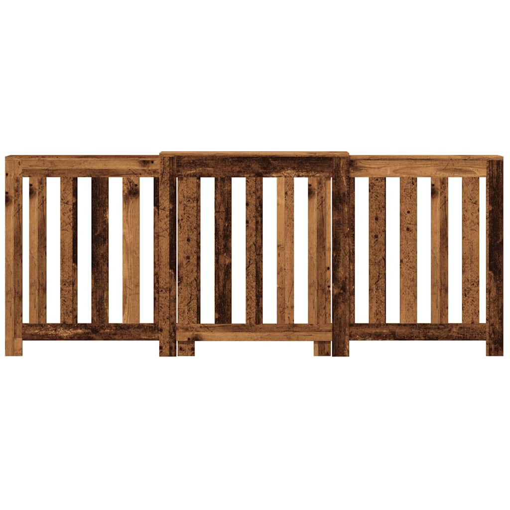 Copertura Termosifone Legno Antico 205x21,5x83,5 cm Multistrato