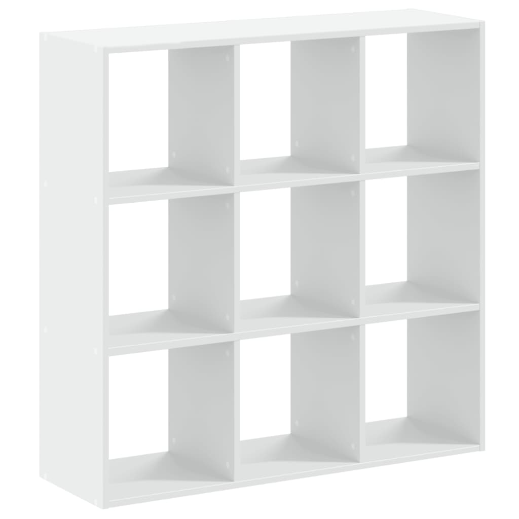 Libreria Bianca 102x32x102 cm in Legno Multistrato
