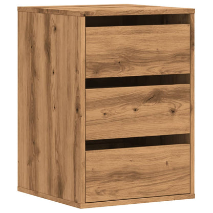 Cassettiera Angolare Rovere Artigianale 40x41x58cm Multistrato