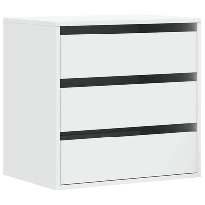 Cassettiera Bianca 60x41x58 cm in Legno Multistrato