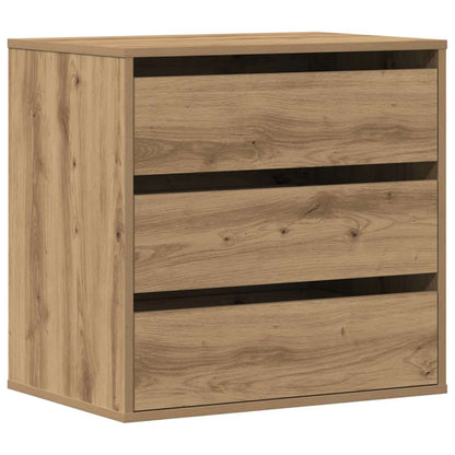 Cassettiera Angolare Rovere Artigianale 60x41x58cm Multistrato