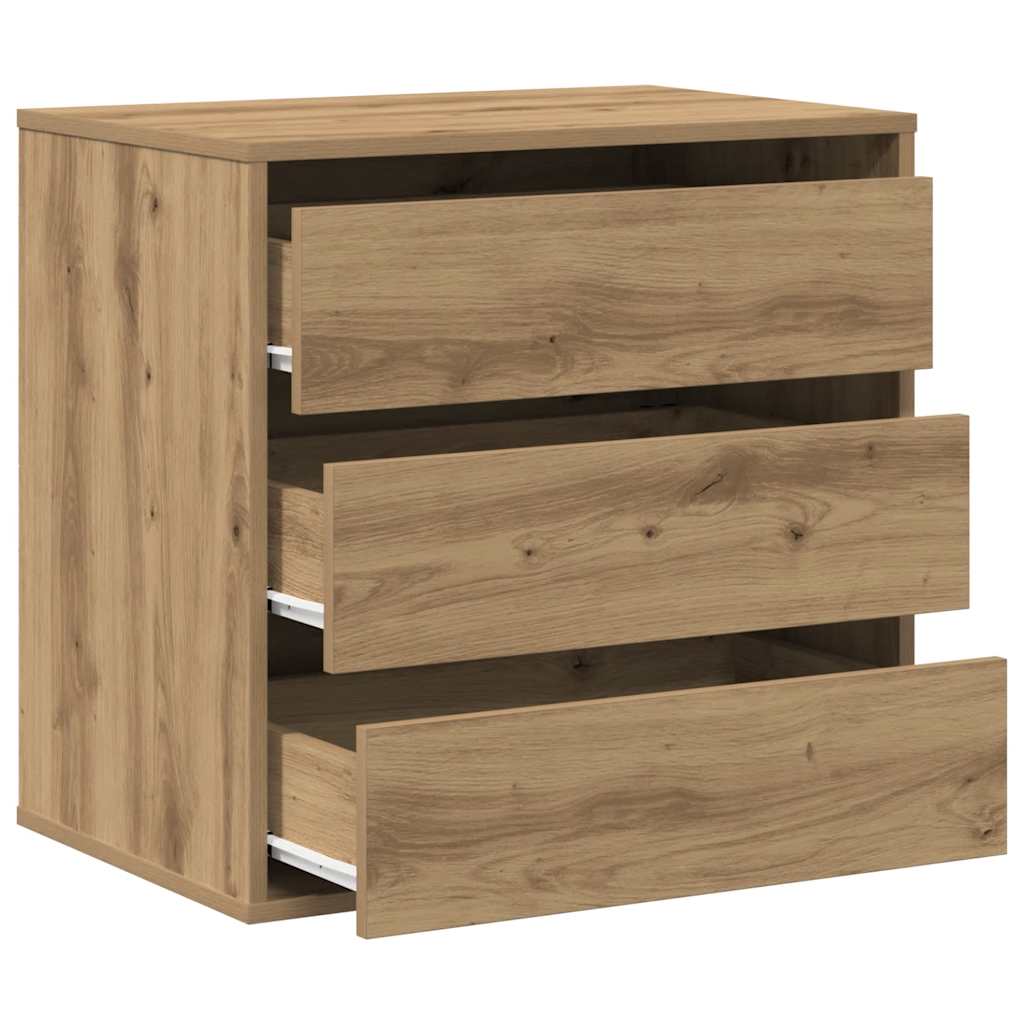 Cassettiera Angolare Rovere Artigianale 60x41x58cm Multistrato