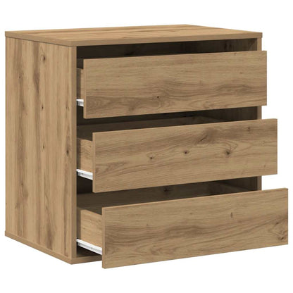 Cassettiera Angolare Rovere Artigianale 60x41x58cm Multistrato