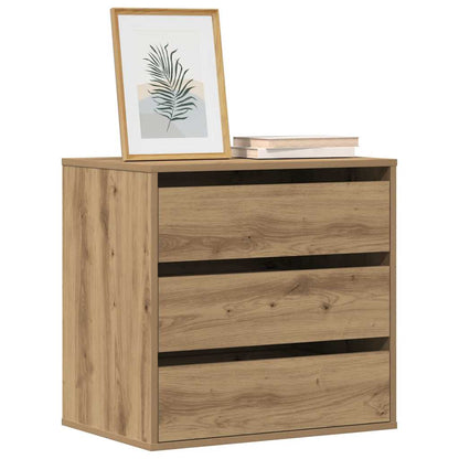 Cassettiera Angolare Rovere Artigianale 60x41x58cm Multistrato